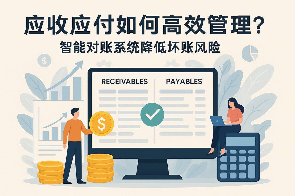 应收应付如何高效管理？智能对账系统降低坏账风险