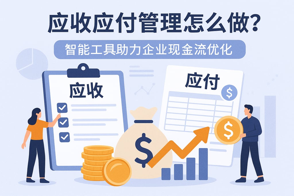 应收应付管理怎么做？智能工具助力企业现金流优化
