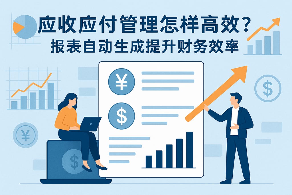 应收应付管理怎样高效？报表自动生成提升财务效率