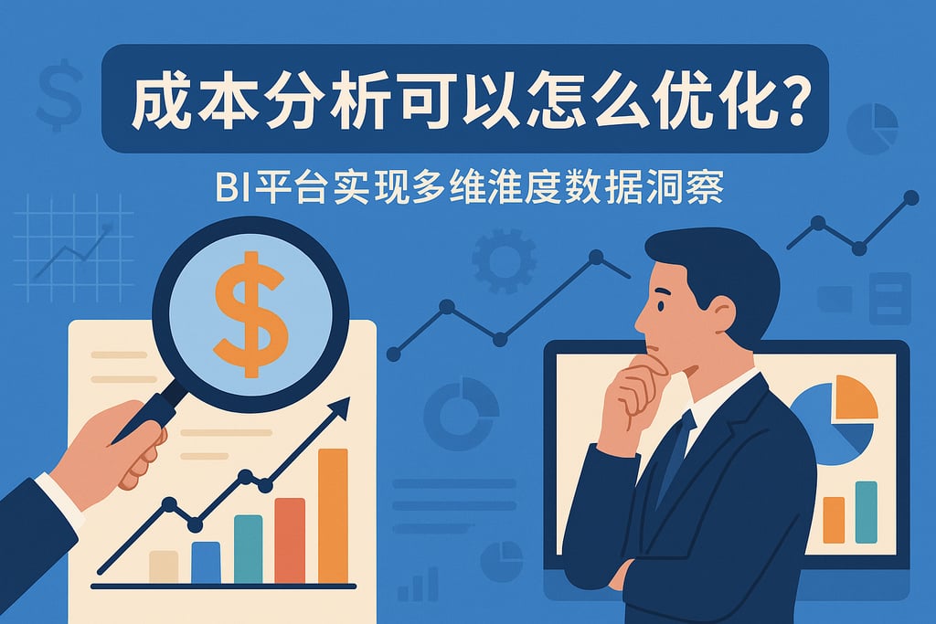 成本分析可以怎么优化？BI平台实现多维度数据洞察