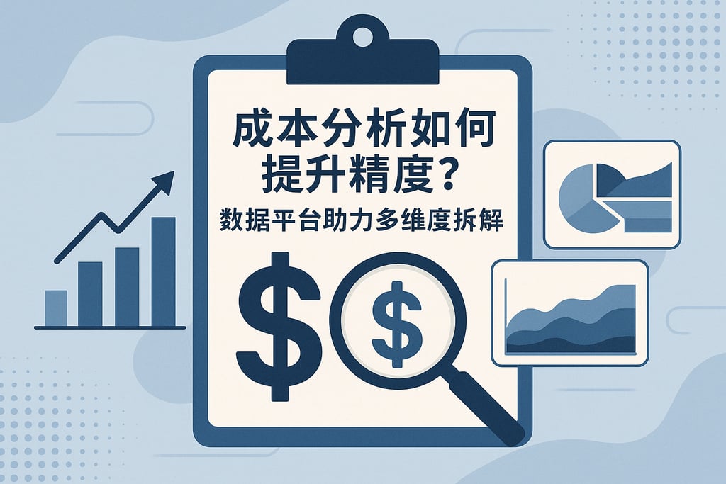 成本分析如何提升精度？数据平台助力多维度拆解