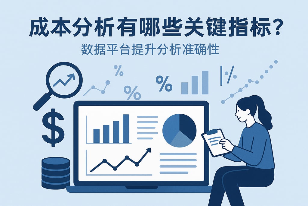 成本分析有哪些关键指标？数据平台提升分析准确性