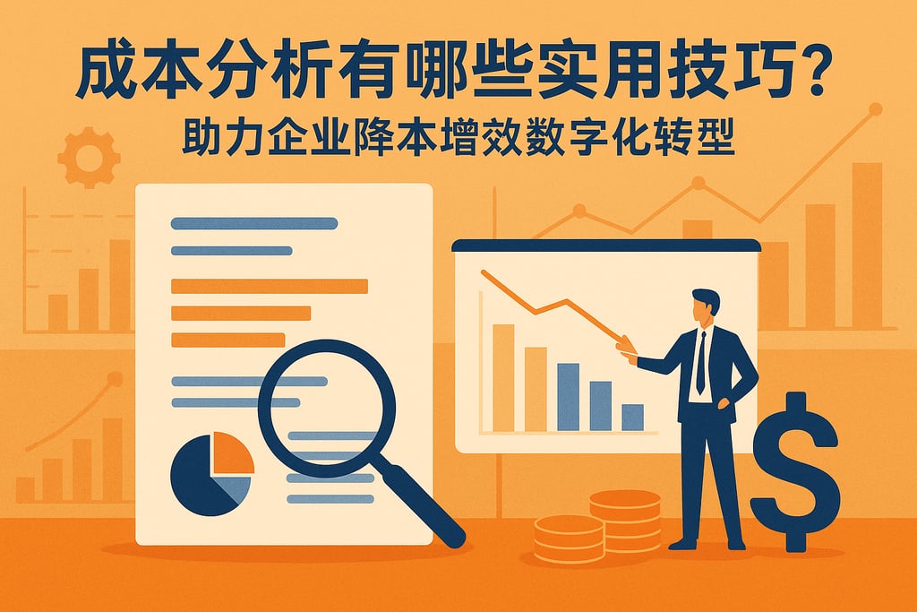 成本分析有哪些实用技巧？助力企业降本增效数字化转型