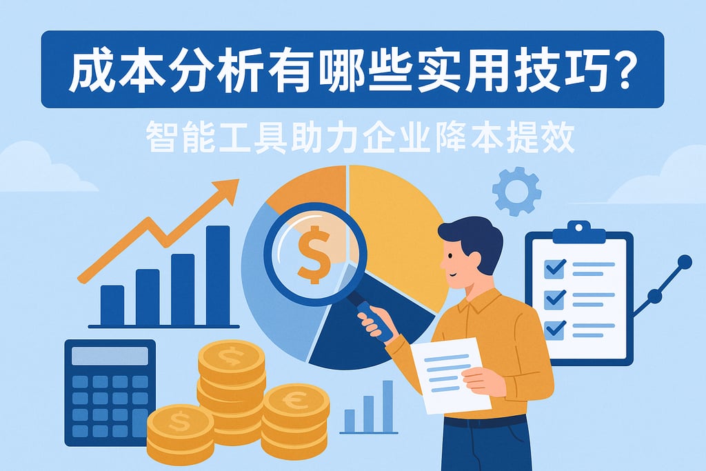 成本分析有哪些实用技巧？智能工具助力企业降本提效