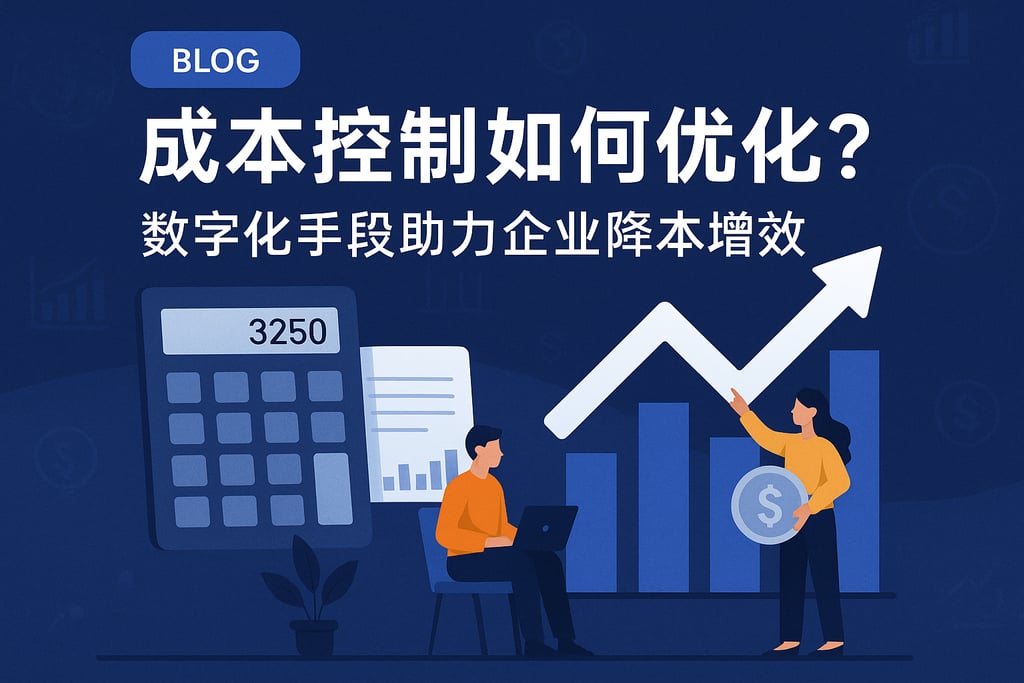 成本控制如何优化？数字化手段助力企业降本增效