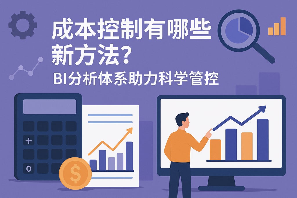 成本控制有哪些新方法？BI分析体系助力科学管控