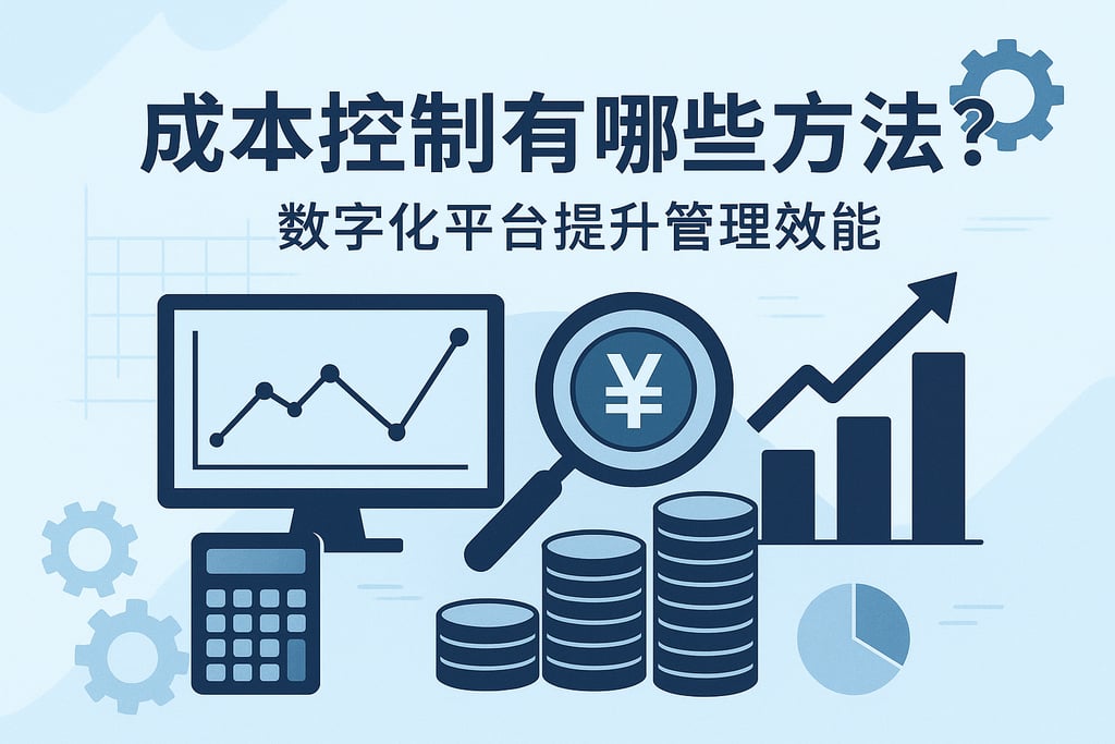 成本控制有哪些方法？数字化平台提升管理效能