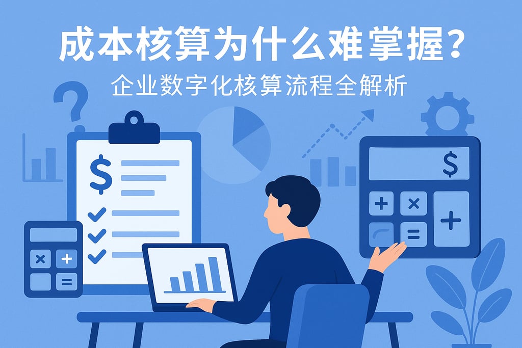 成本核算为什么难掌握？企业数字化核算流程全解析