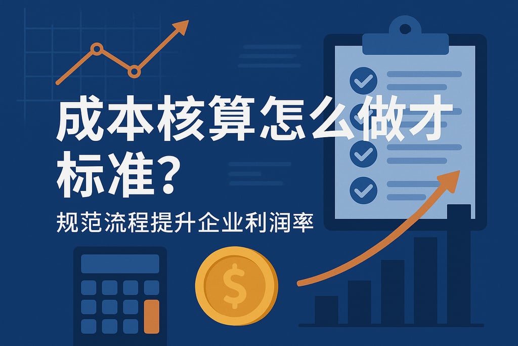 成本核算怎么做才标准？规范流程提升企业利润率