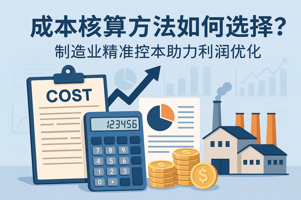 成本核算方法如何选择？制造业精准控本助力利润优化