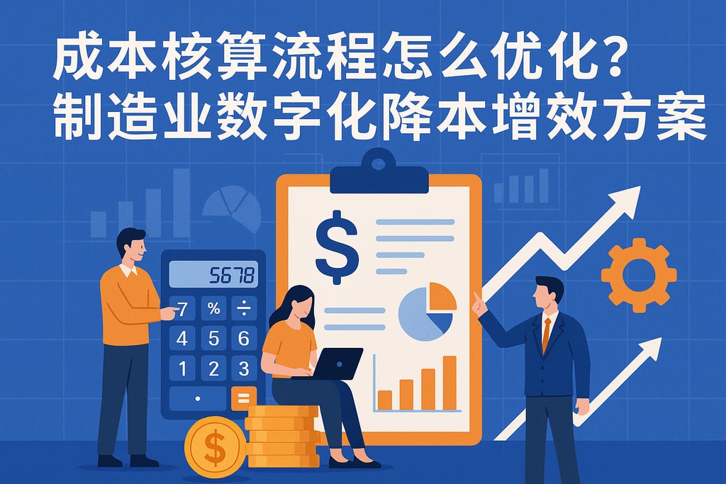 成本核算流程怎么优化？制造业数字化降本增效方案