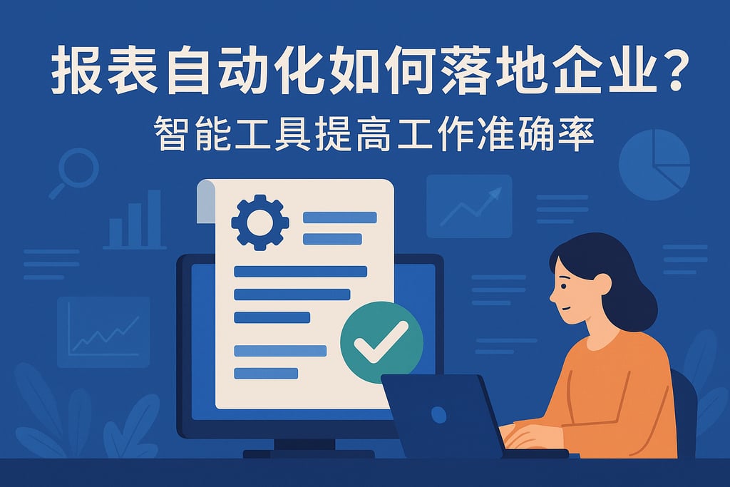 报表自动化如何落地企业？智能工具提高工作准确率