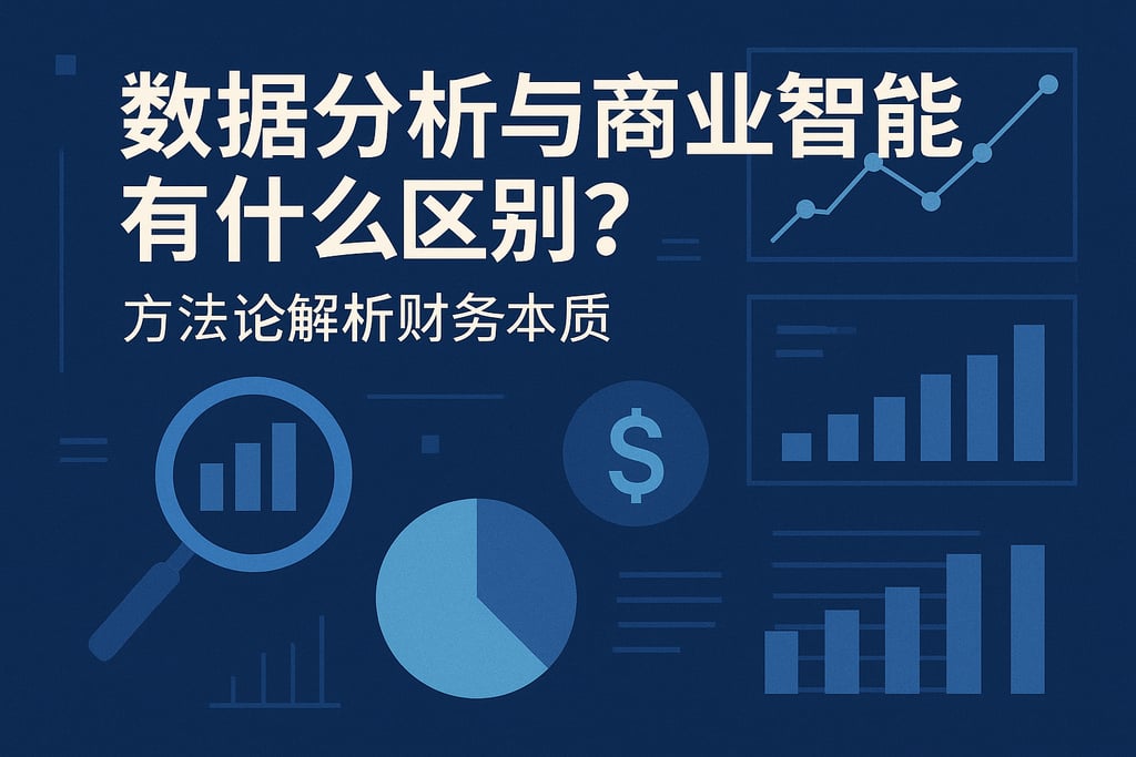 数据分析与商业智能有什么区别？方法论解析财务本质