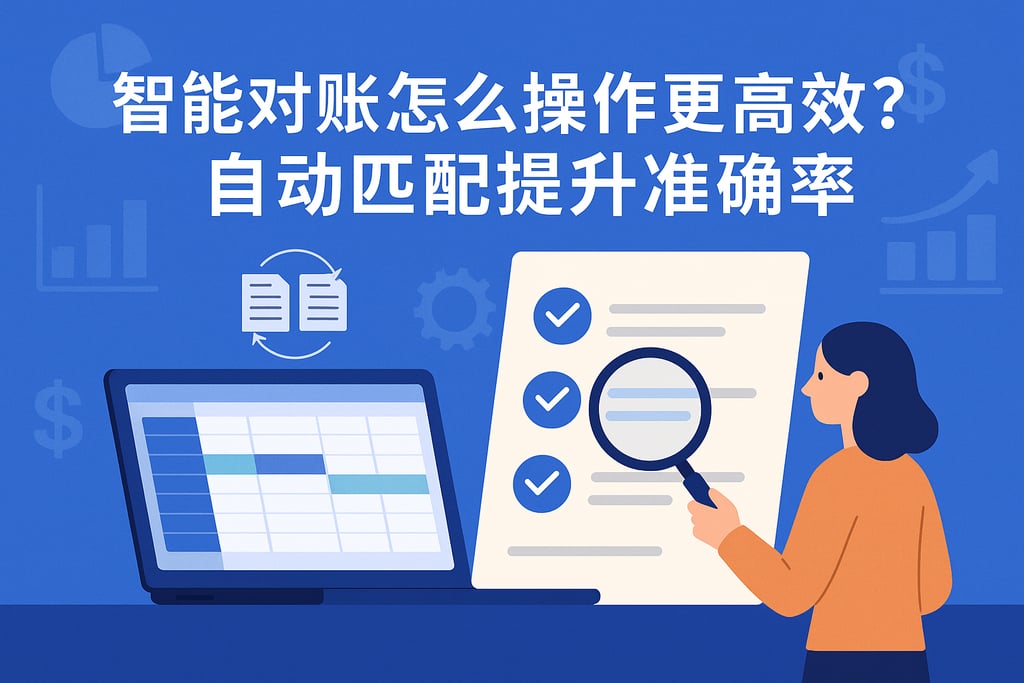 智能对账怎么操作更高效？自动匹配提升准确率