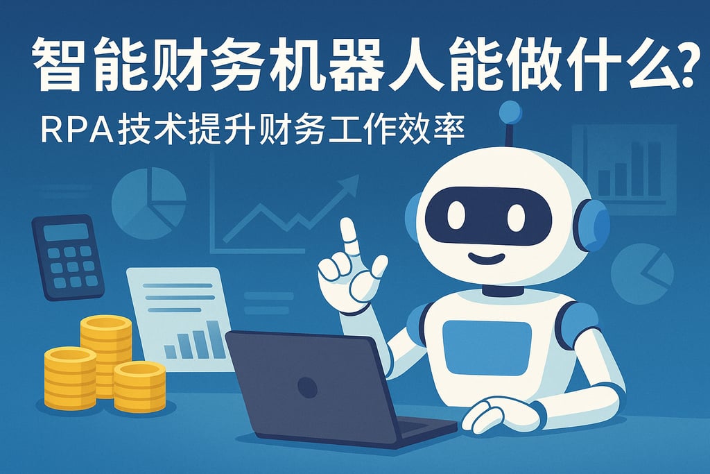 智能财务机器人能做什么？RPA技术提升财务工作效率