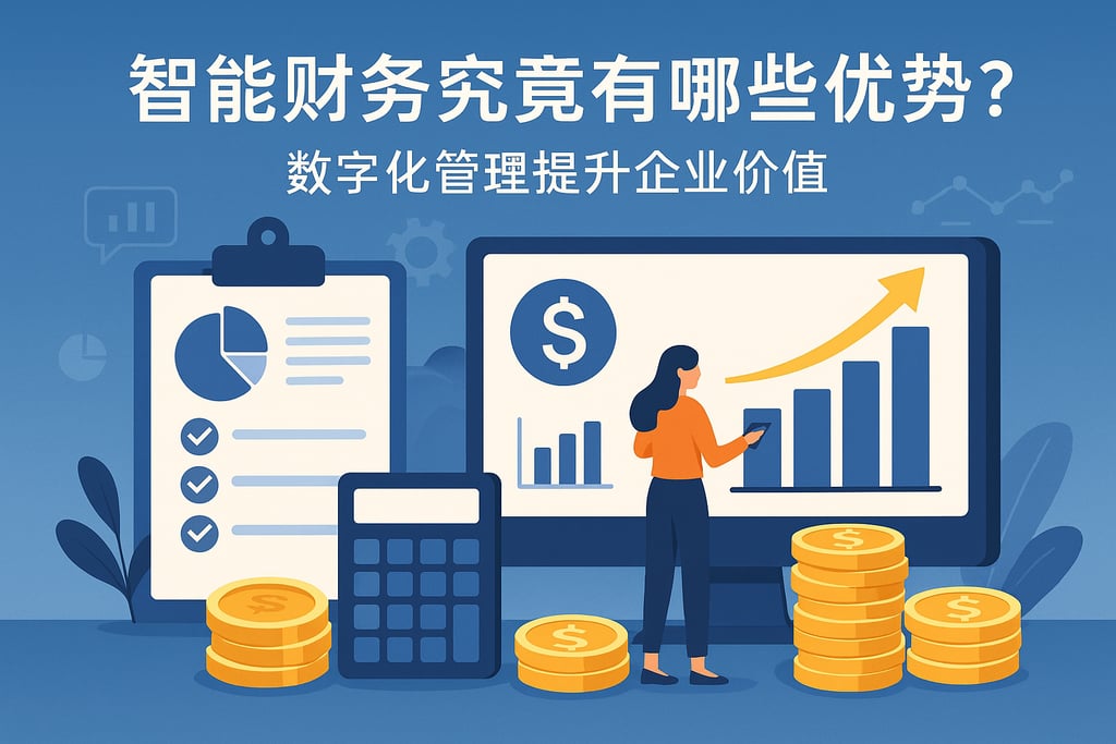 智能财务究竟有哪些优势？数字化管理提升企业价值