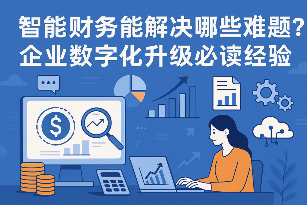 智能财务能解决哪些难题？企业数字化升级必读经验