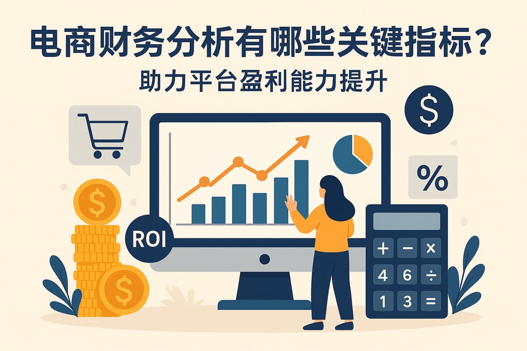 电商财务分析有哪些关键指标？助力平台盈利能力提升