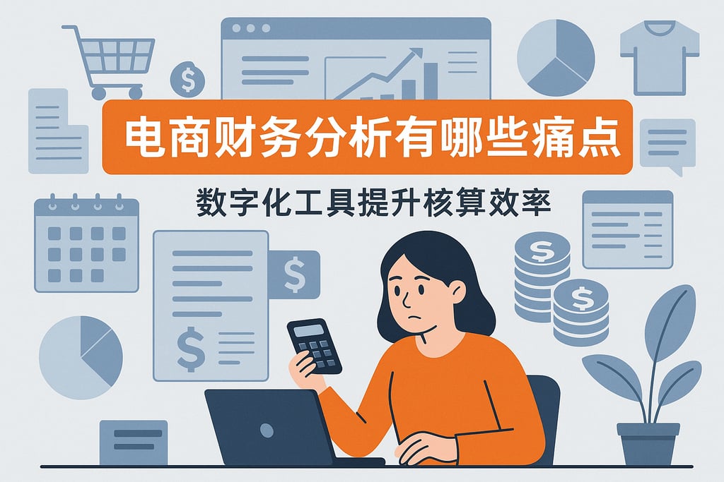 电商财务分析有哪些痛点？数字化工具提升核算效率