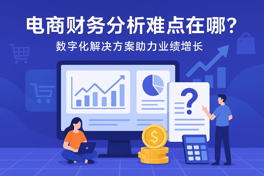 电商财务分析难点在哪？数字化解决方案助力业绩增长
