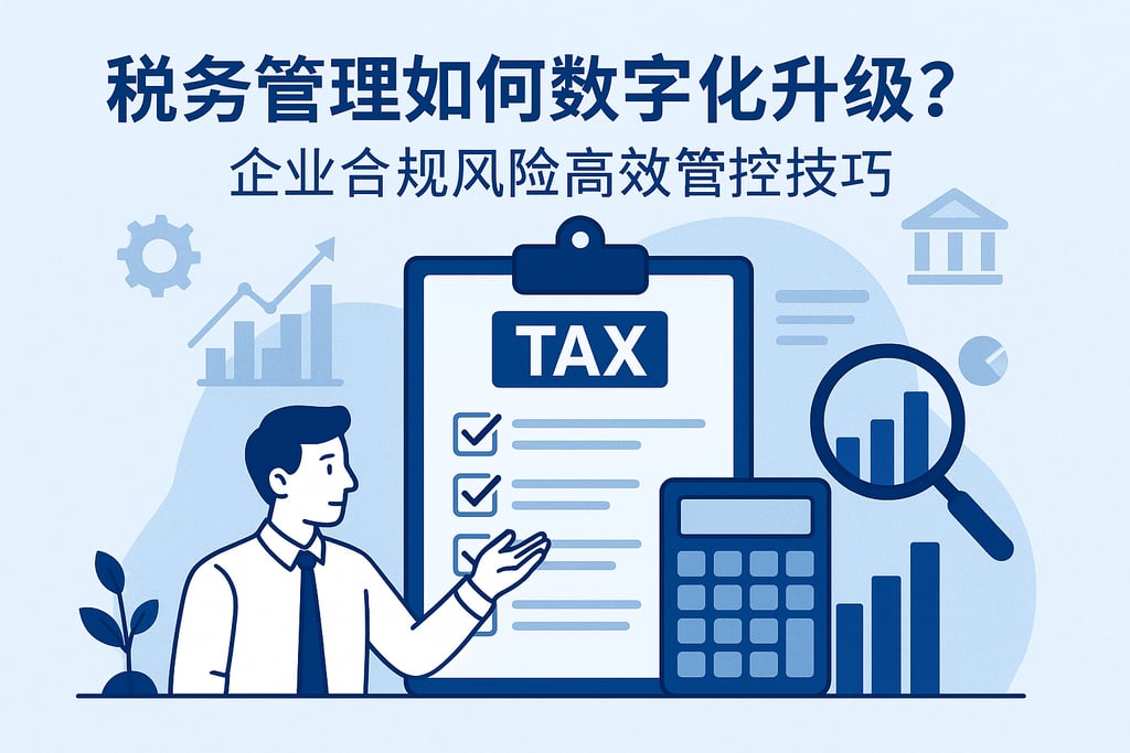 税务管理如何数字化升级？企业合规风险高效管控技巧