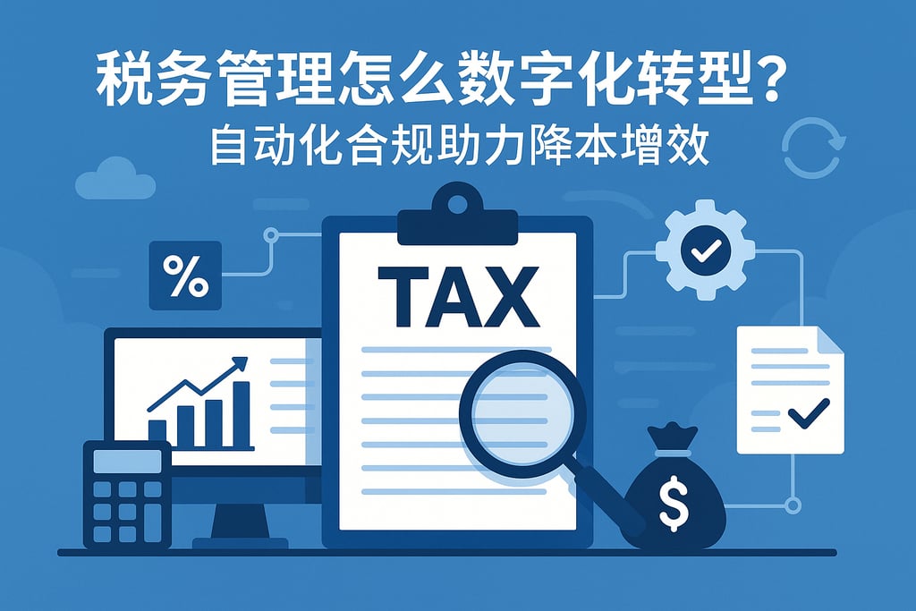 税务管理怎么数字化转型？自动化合规助力降本增效