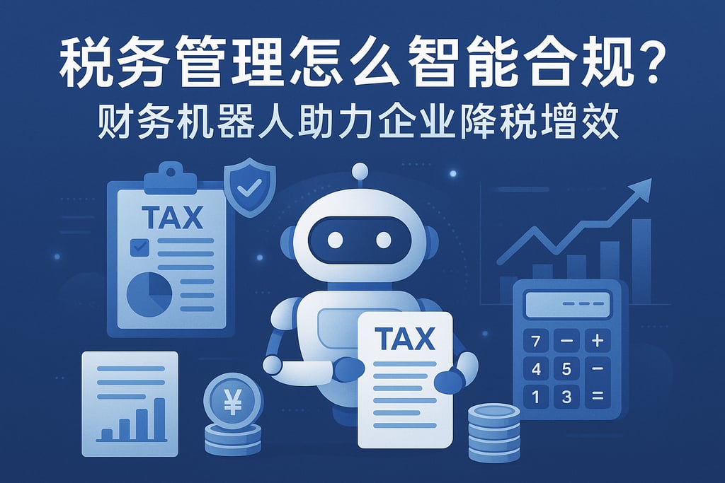 税务管理怎么智能合规？财务机器人助力企业降税增效
