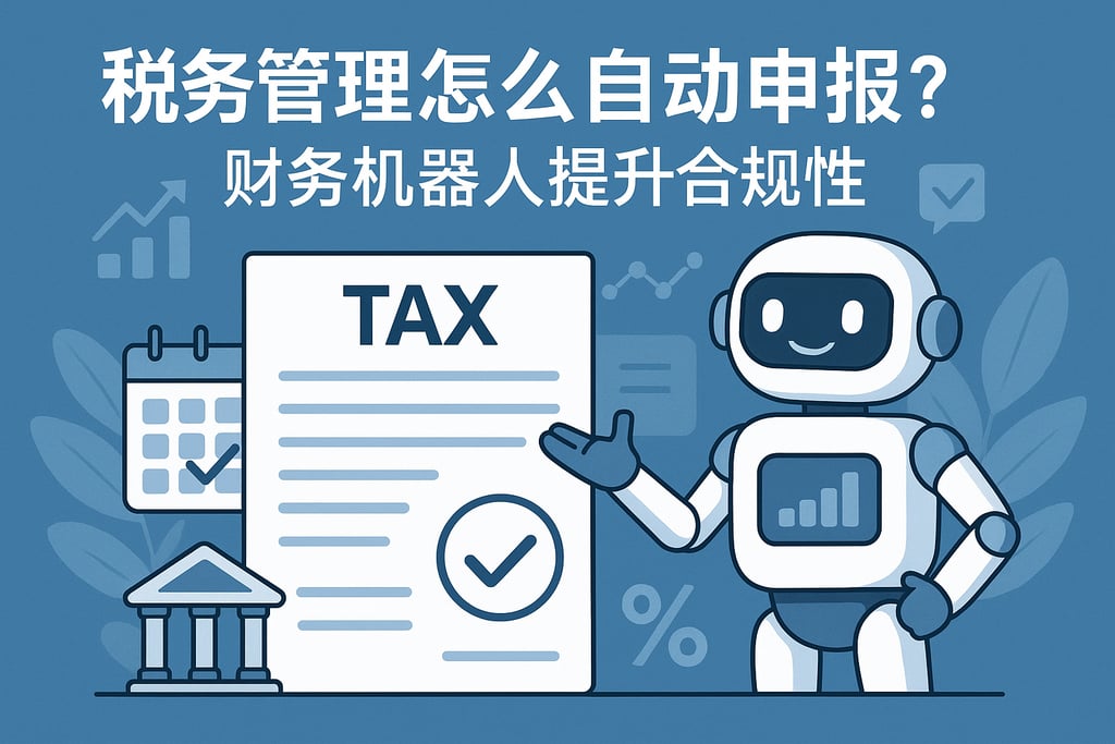 税务管理怎么自动申报？财务机器人提升合规性