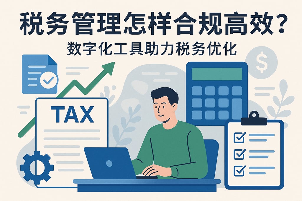 税务管理怎样合规高效？数字化工具助力税务优化