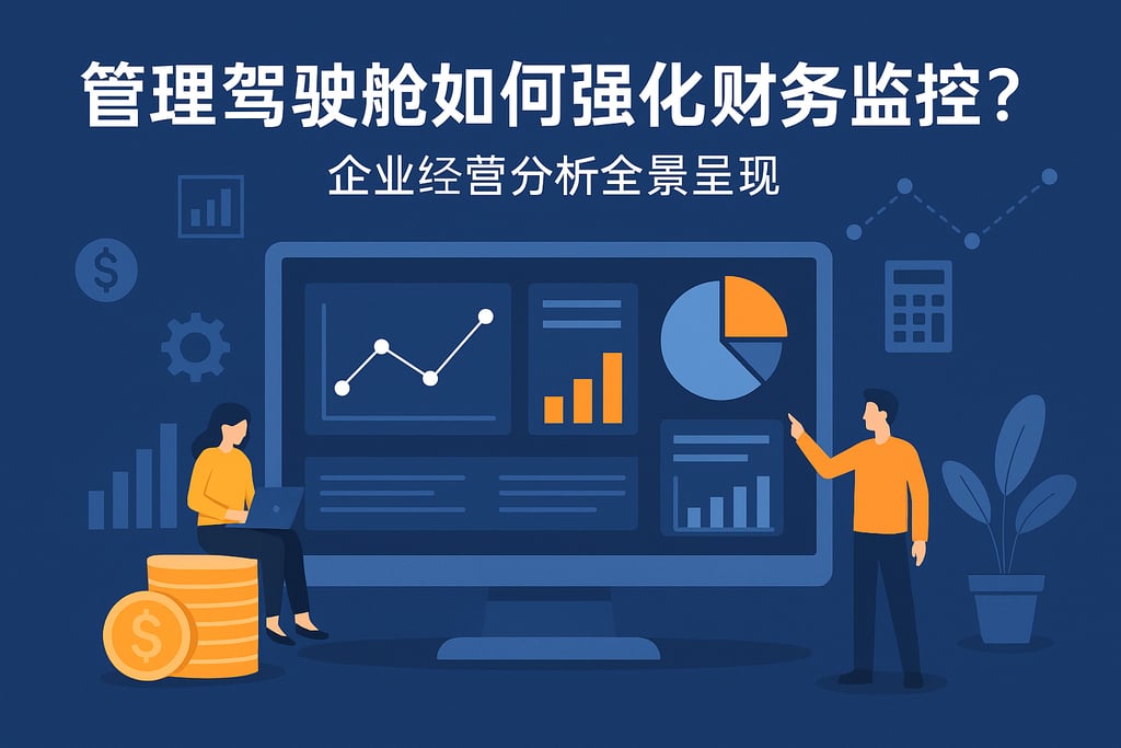 管理驾驶舱如何强化财务监控？企业经营分析全景呈现