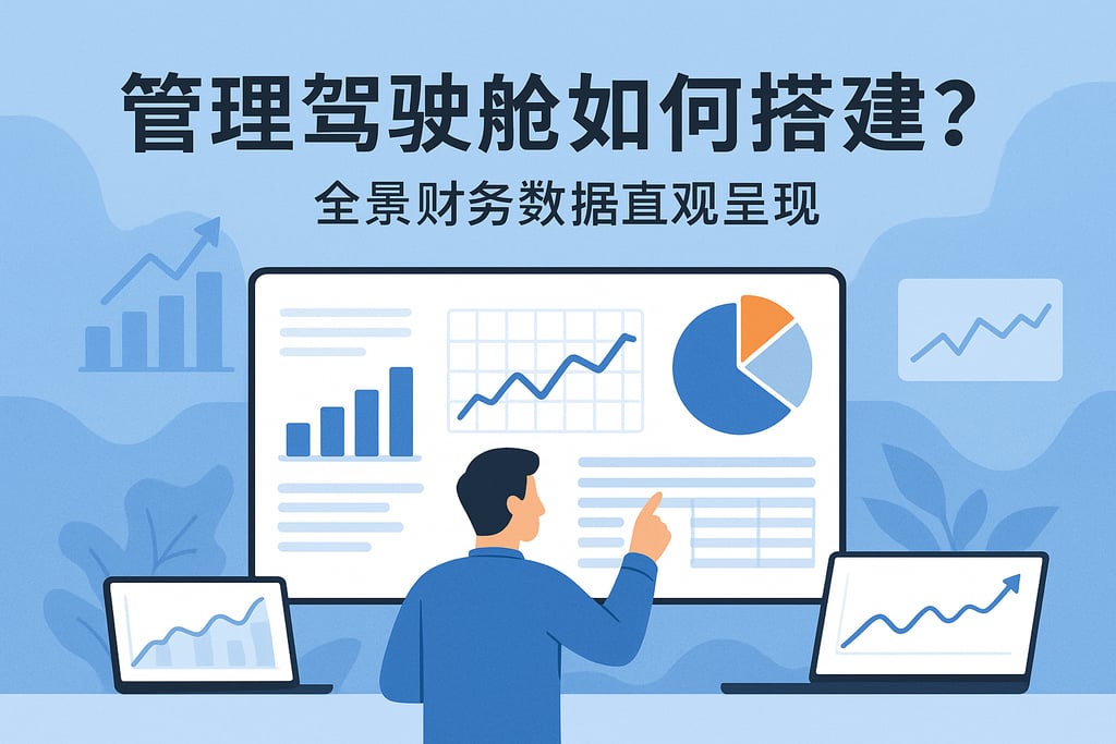 管理驾驶舱如何搭建？全景财务数据直观呈现