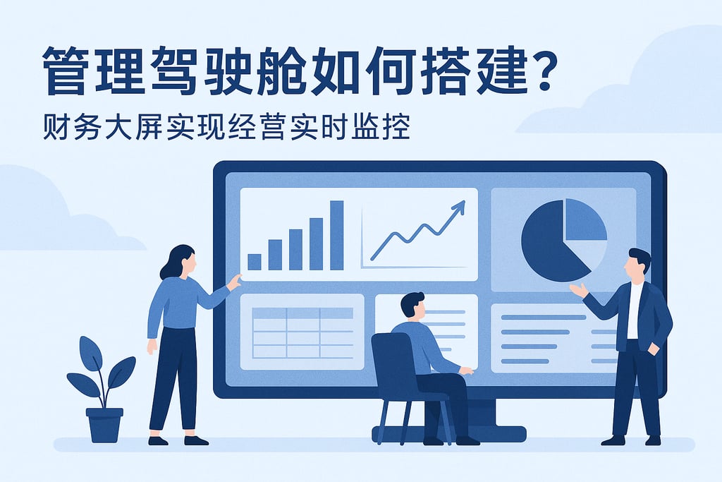 管理驾驶舱如何搭建？财务大屏实现经营实时监控