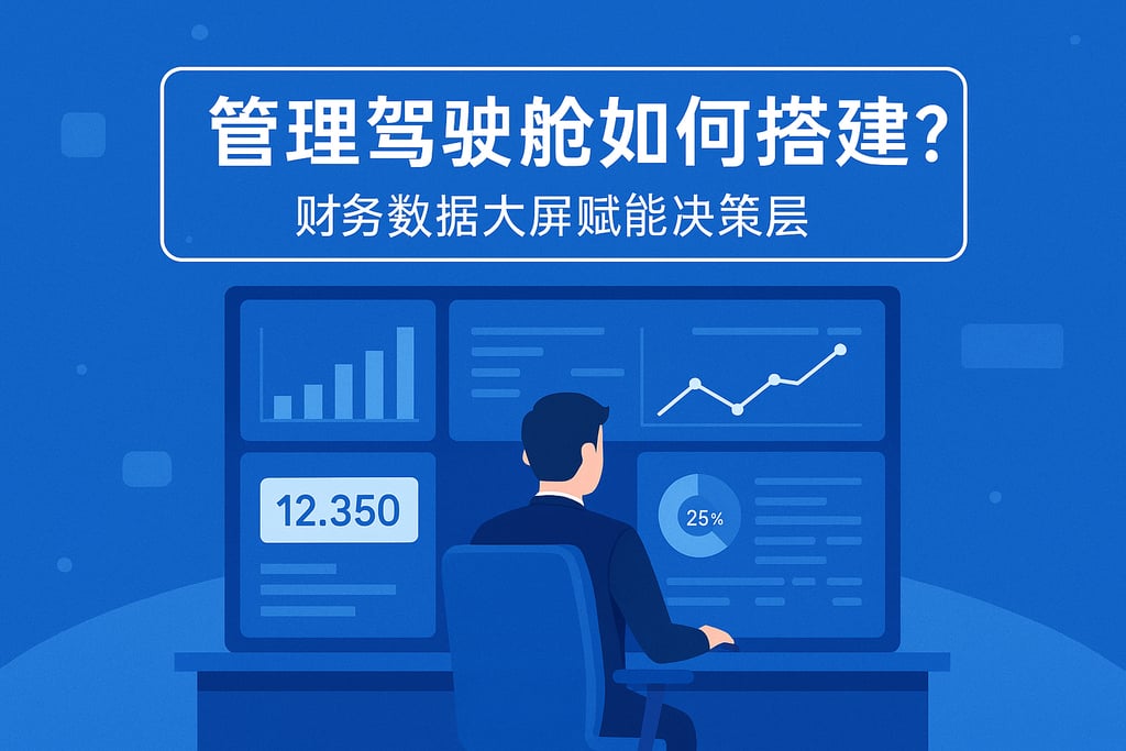 管理驾驶舱如何搭建？财务数据大屏赋能决策层