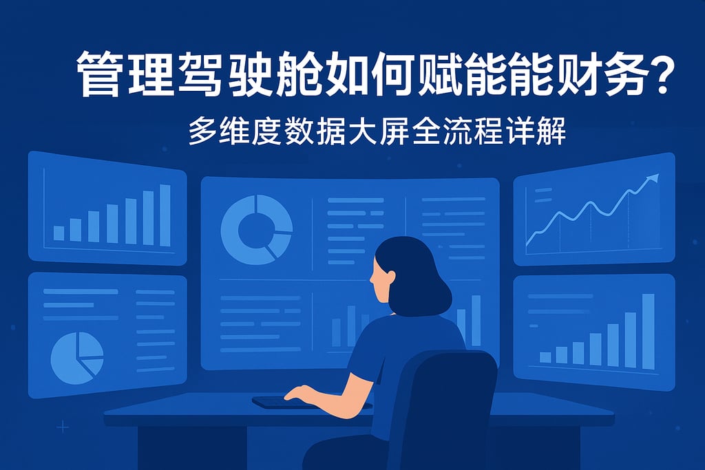管理驾驶舱如何赋能财务？多维度数据大屏全流程详解