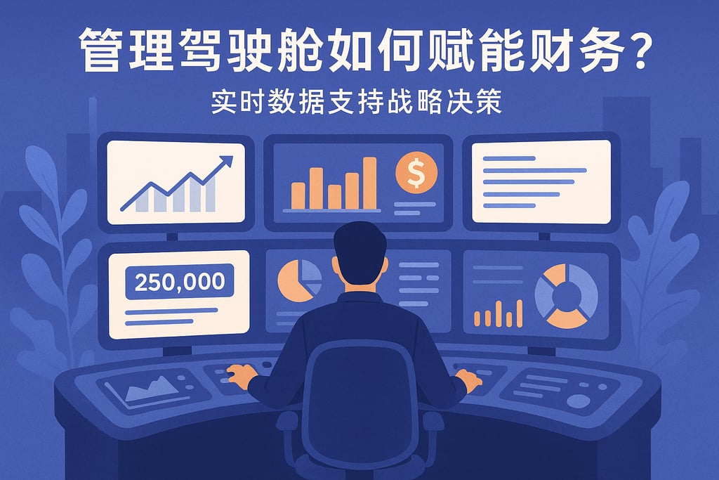 管理驾驶舱如何赋能财务？实时数据支持战略决策