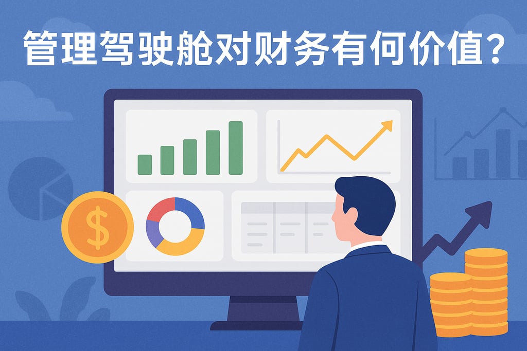 管理驾驶舱对财务有何价值？一屏掌控核心运营指标