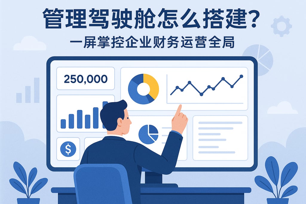 管理驾驶舱怎么搭建？一屏掌控企业财务运营全局