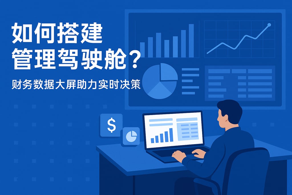 管理驾驶舱怎么搭建？财务数据大屏助力实时决策
