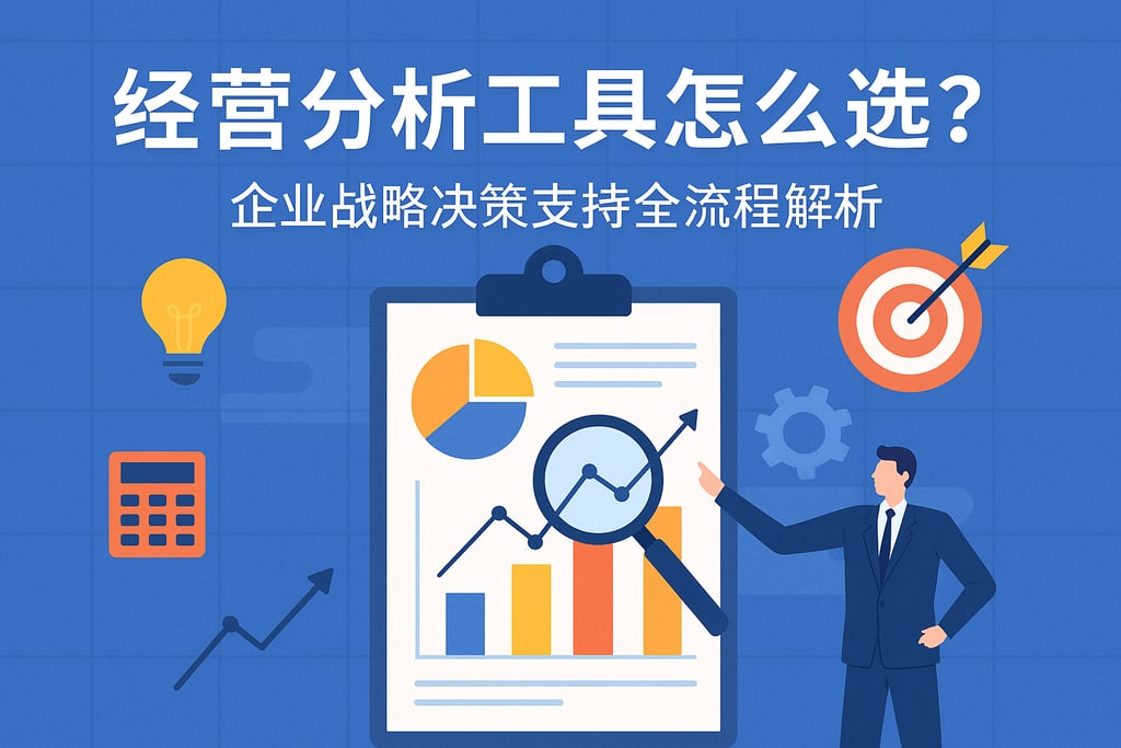 经营分析工具怎么选？企业战略决策支持全流程解析