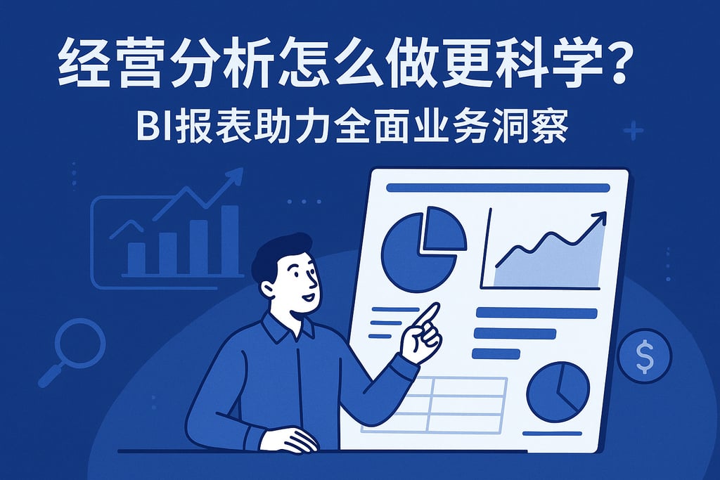 经营分析怎么做更科学？BI报表助力全面业务洞察