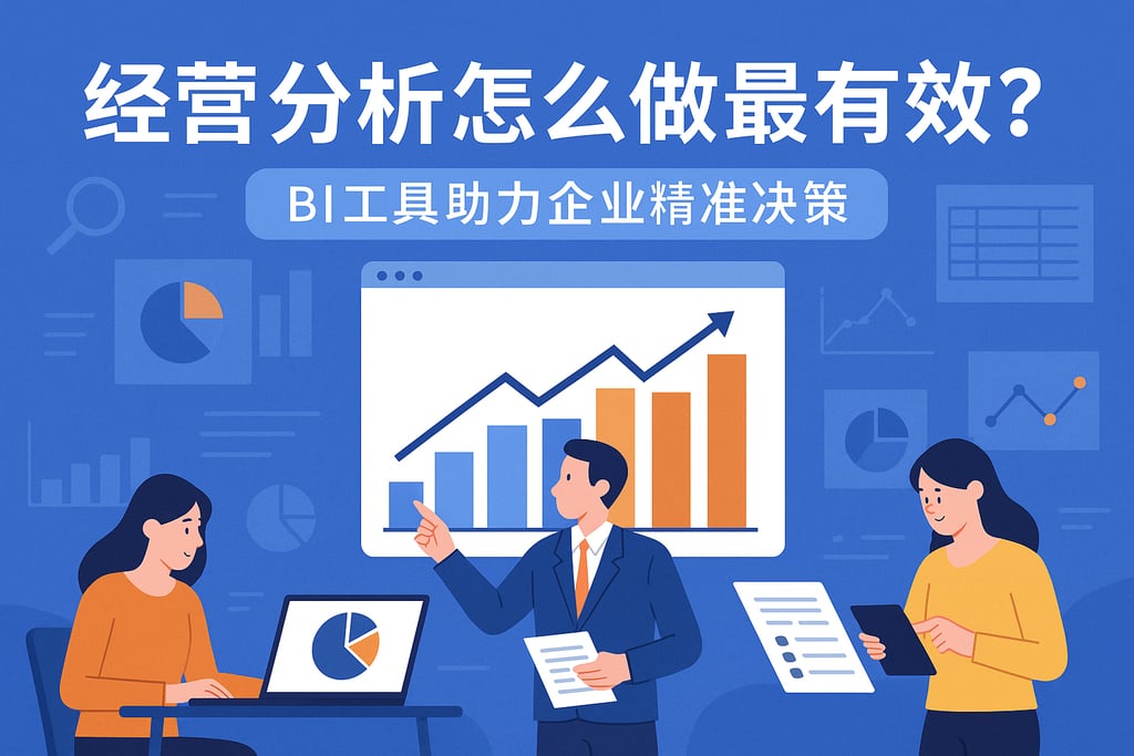 经营分析怎么做最有效？BI工具助力企业精准决策