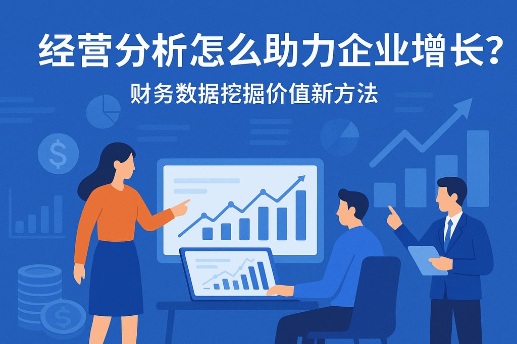 经营分析怎么助力企业增长？财务数据挖掘价值新方法