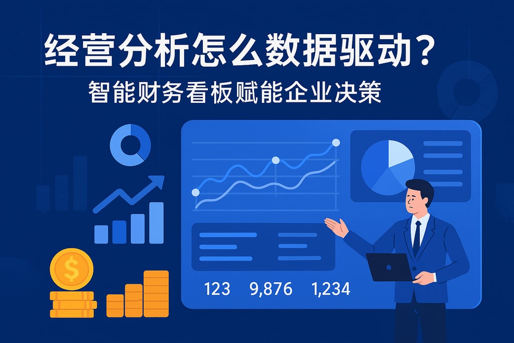 经营分析怎么数据驱动？智能财务看板赋能企业决策