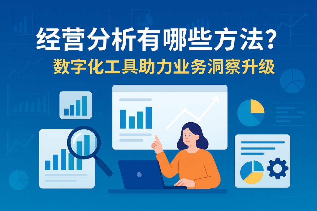 经营分析有哪些方法？数字化工具助力业务洞察升级