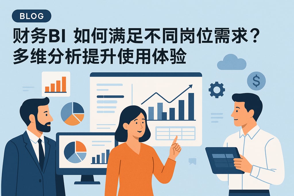 财务BI如何满足不同岗位需求？多维分析提升使用体验