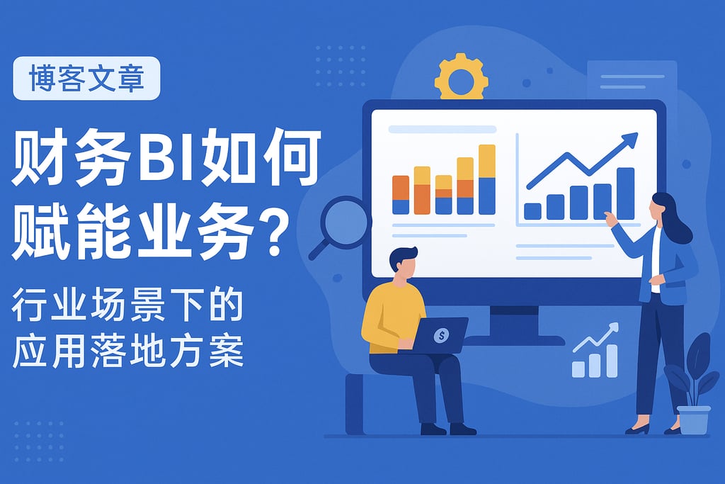 财务BI如何赋能业务？行业场景下的应用落地方案