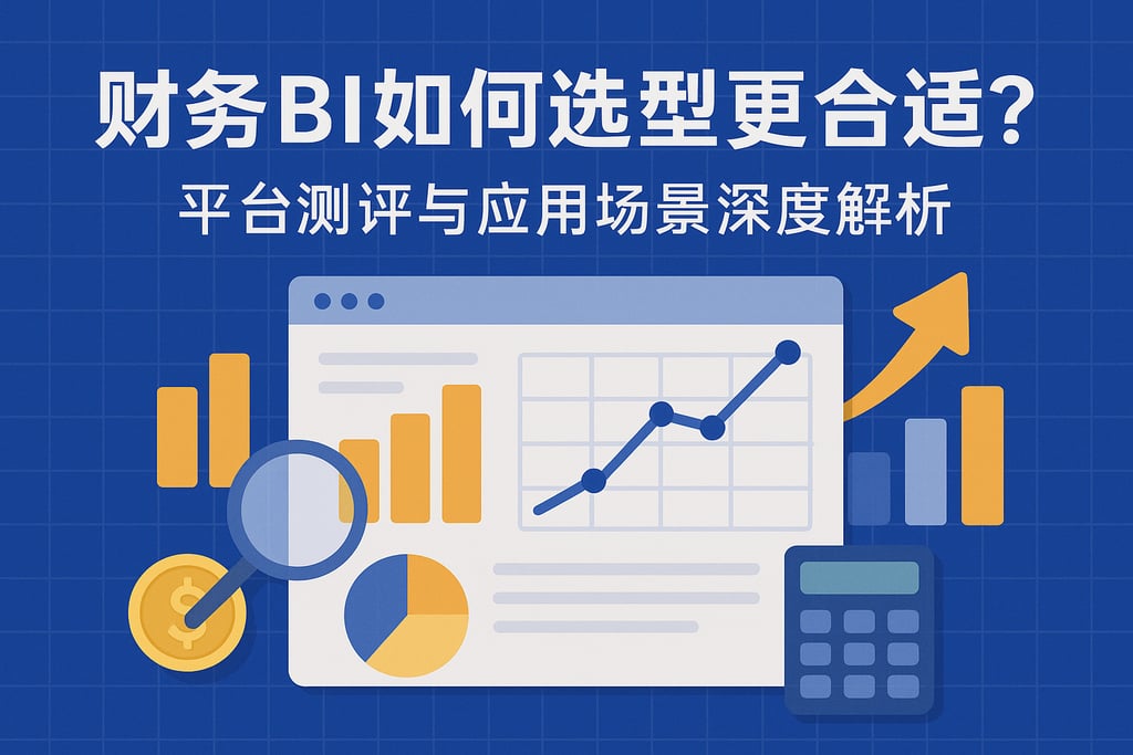 财务BI如何选型更合适？平台测评与应用场景深度解析