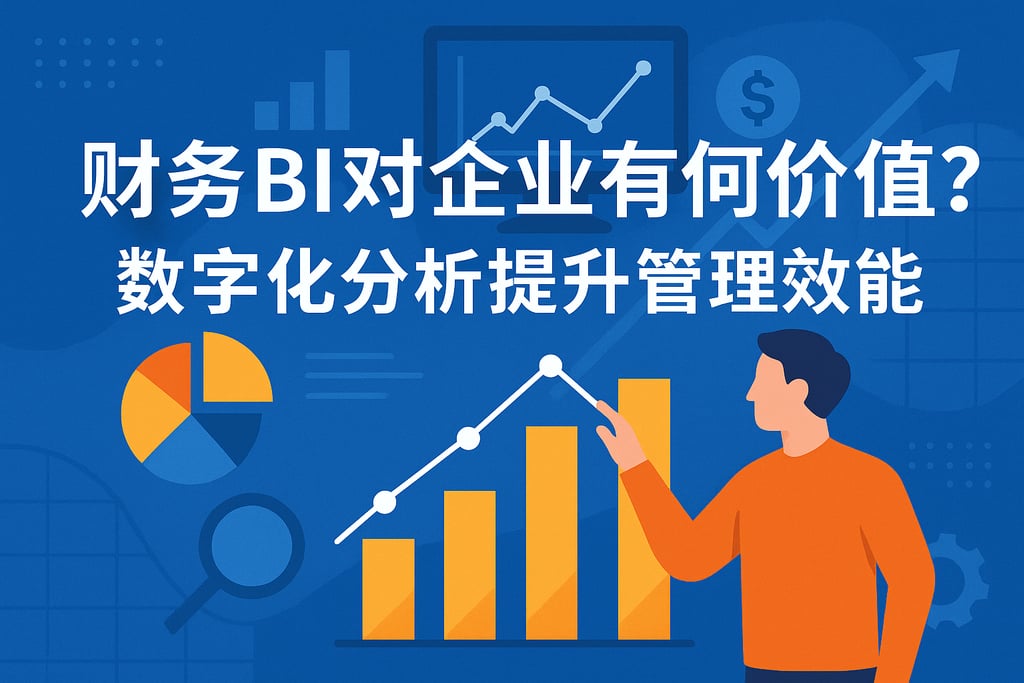 财务BI对企业有何价值？数字化分析提升管理效能