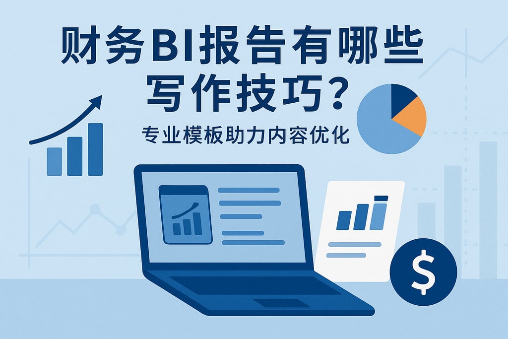 财务BI报告有哪些写作技巧？专业模板助力内容优化