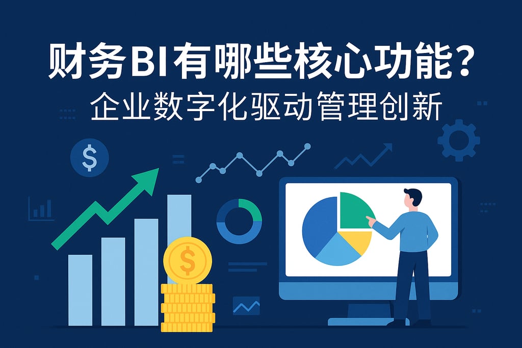 财务BI有哪些核心功能？企业数字化驱动管理创新